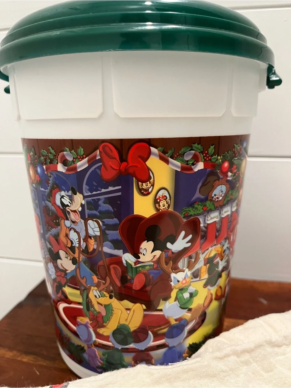 Disney Mickey Mouse Popcorn Bucket & Disney cotton Tote